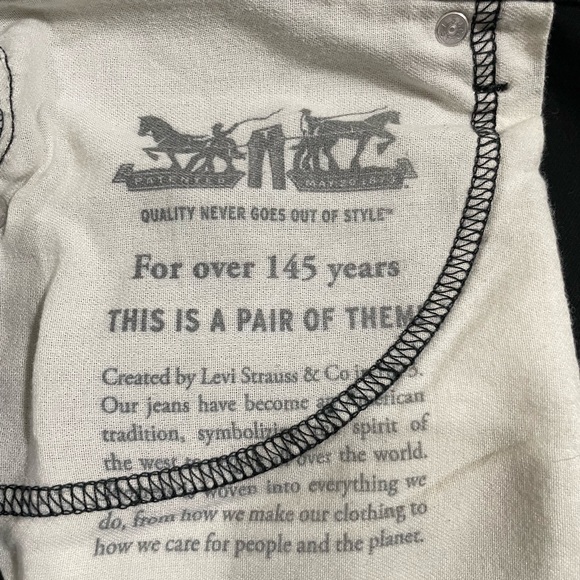 513 Levi’s Black Size W36 L34 - Picture 4 of 5